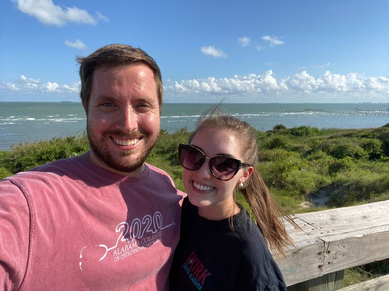 After Charlie's medical school graduation he asked me to move to Corpus Christi, TX with him, I'm so glad I said yes! We moved into our first apartment together on the Oso Bay and had three amazing years as he went through residency and I continued working as a nurse. 