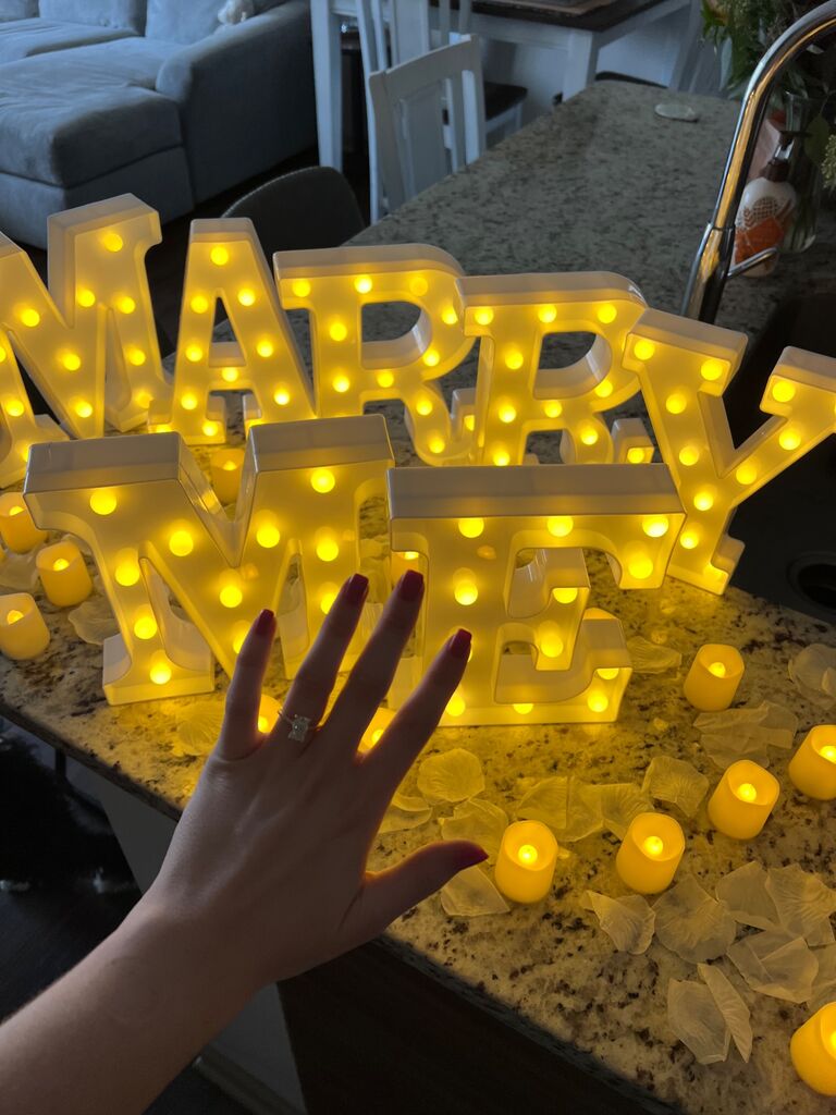 The day they got engaged
