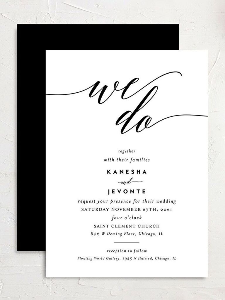 19 Classic Wedding Invitations That Are Truly Timeless