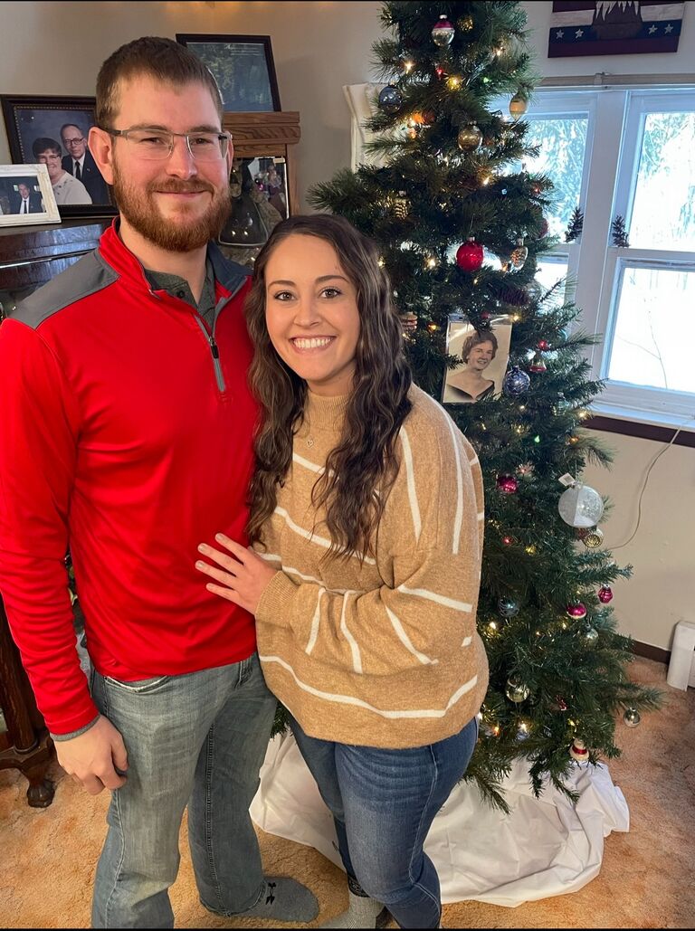 Our first Christmas together.