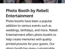 Rebell Entertainment Photo Booth - Photo Booth - West Orange, NJ - Hero Gallery 2