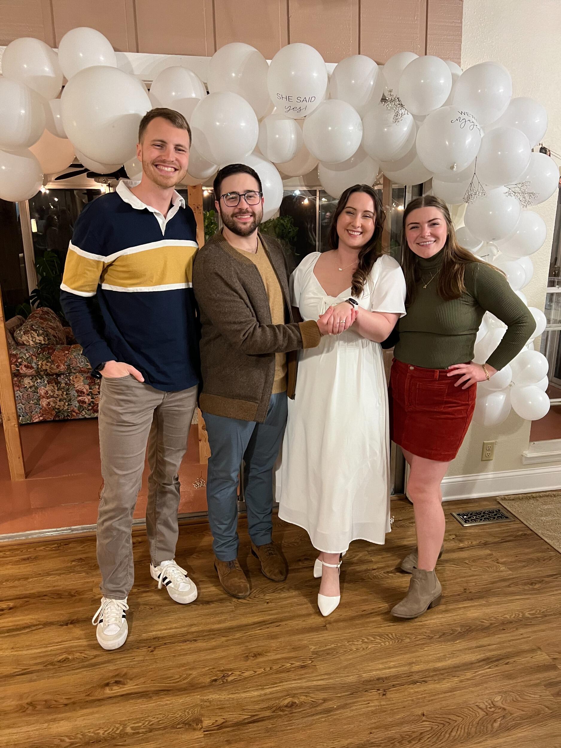 In January, TJ and Megan watched Dandy transform into a velociraptor and went to Ray and Torya's engagement party!