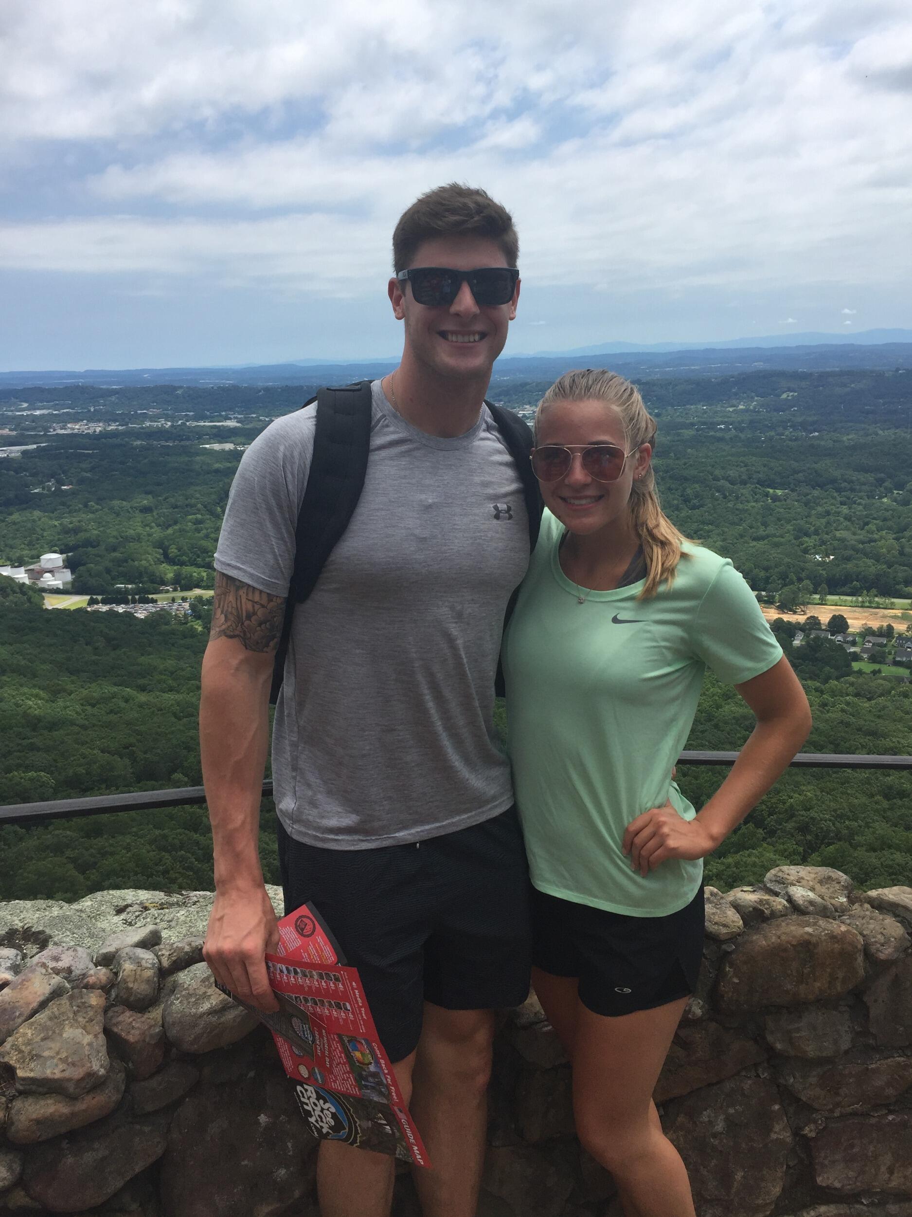 Our first road trip to move Mike down to GA where Mike started to see Libby's definition of a casual walk