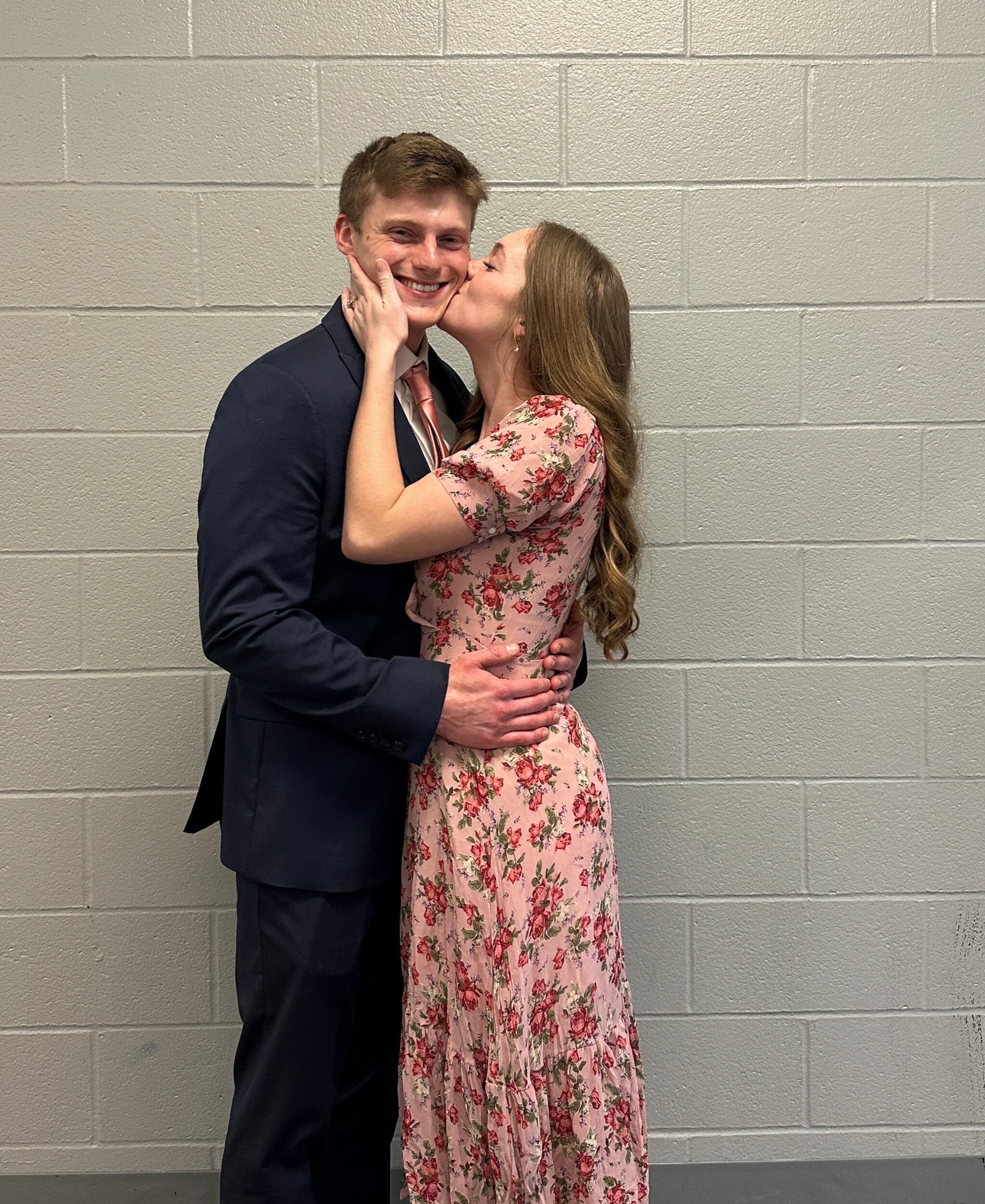First Valentine's Day Couple's Dinner at church married!