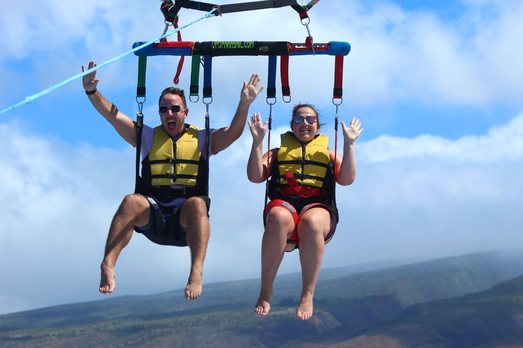 Paragliding over Lahaina, HI was an amazing thrill!