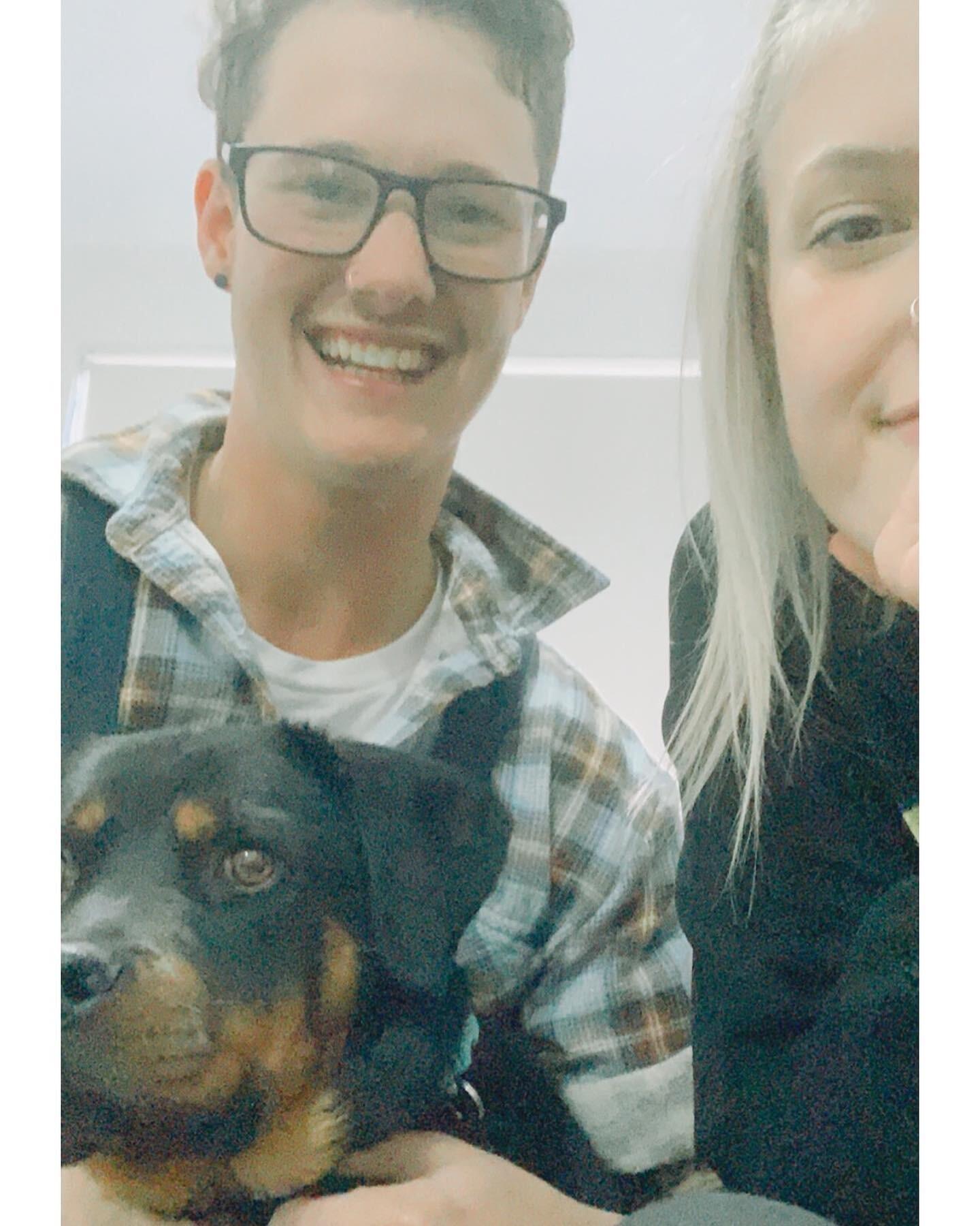 Rescued our first fur baby Flashy