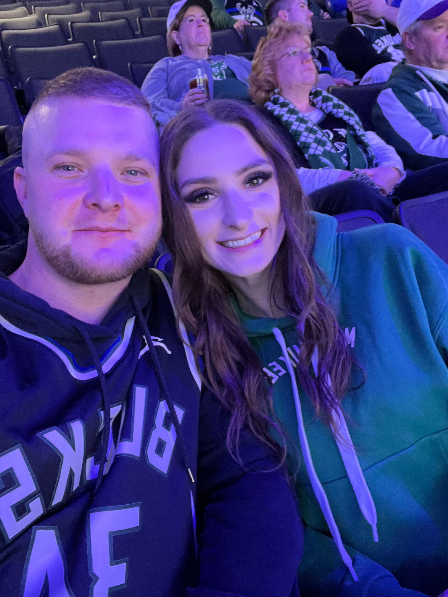 First Bucks game together.