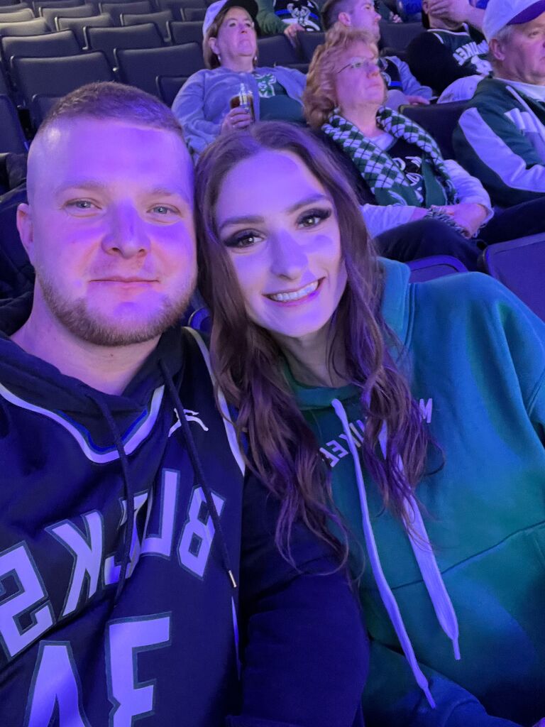 First Bucks game together.