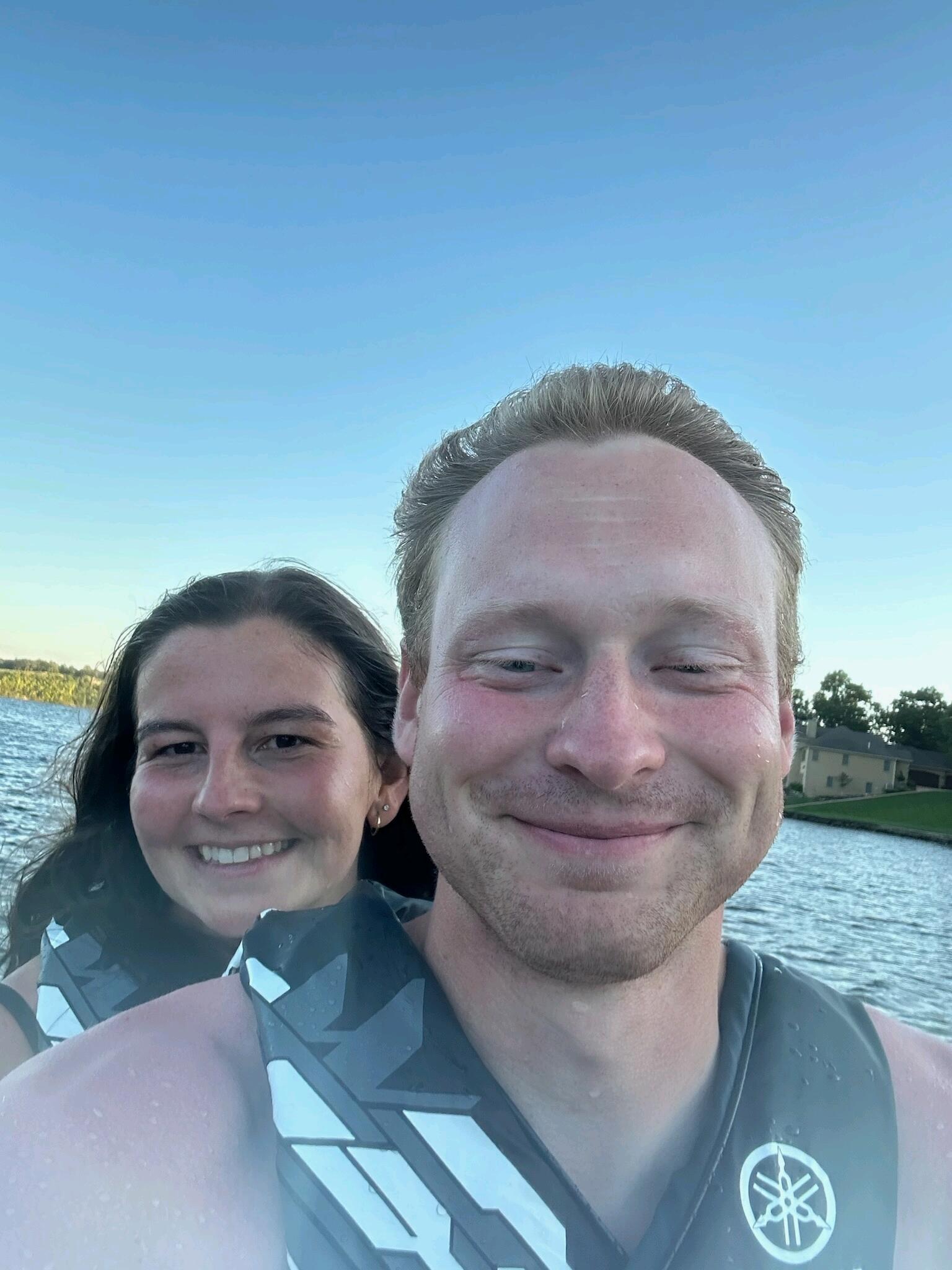 Ben LOVES the jetski