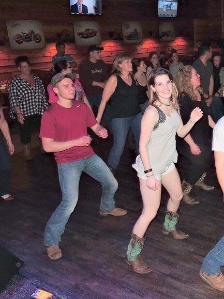 The Night We Met -  Line Dancing at American Pie & Pub Bar in Seymour, Connecticut.