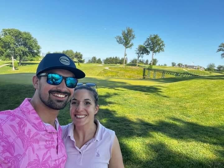 First of many rounds of golf together!