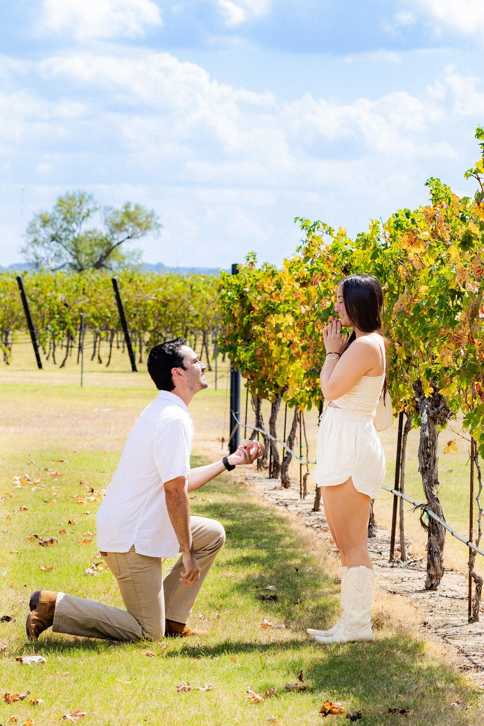 Ryan popped the question and completely surprised me! Planned the PERFECT proposal with our family and friends there to celebrate