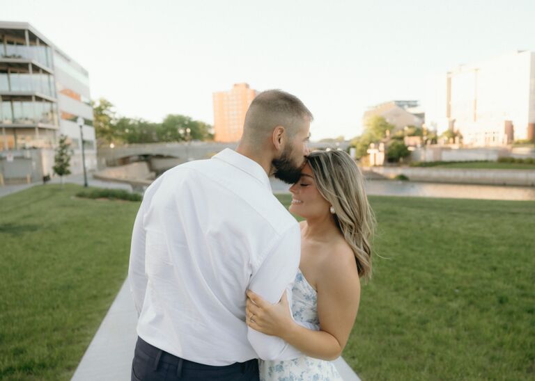 Dating! 2 years later, we began dating in 2020. We traded weekends driving to see each other!
