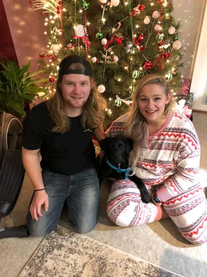Oakley's first Christmas