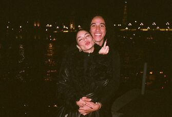 Photo of Vanessa Hugens and Cole Tucker after their engagement. 