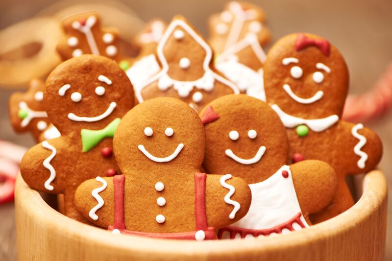 Holiday Party Ideas and Themes - gingerbread cookies