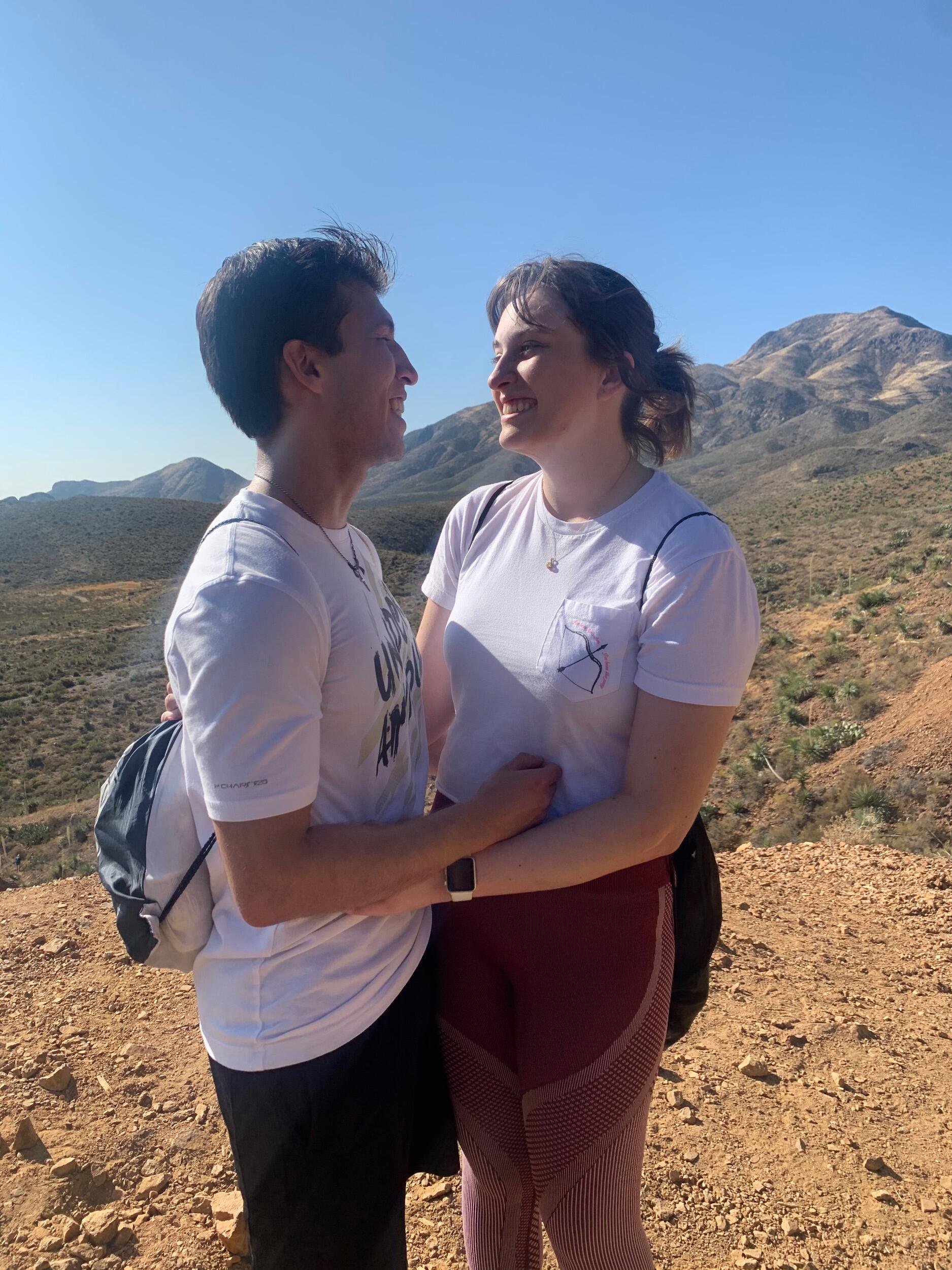 Newly into their relationship and still learning what the other was interested in, Katrina and Cecilio agreed to go on their first hike together! This is also the date of their last hike together!
