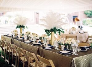 Art Deco Wedding Reception