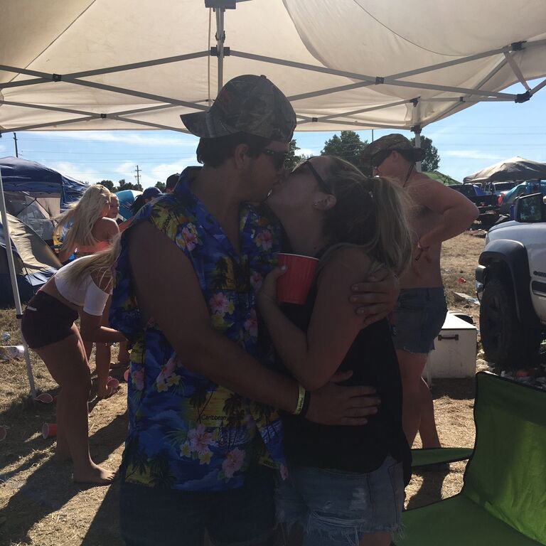 Let’s take it back to the beginning. Our first picture (on the first day we met) at Boots and Hearts 2016. Josh told Mikaela “I’m going to make you my girlfriend”, and I guess you could say he got his way.