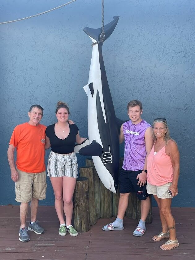 Then the next year another trip to FL, Matthews first time ever. Spoiler he got SUPER sunburnt. 
