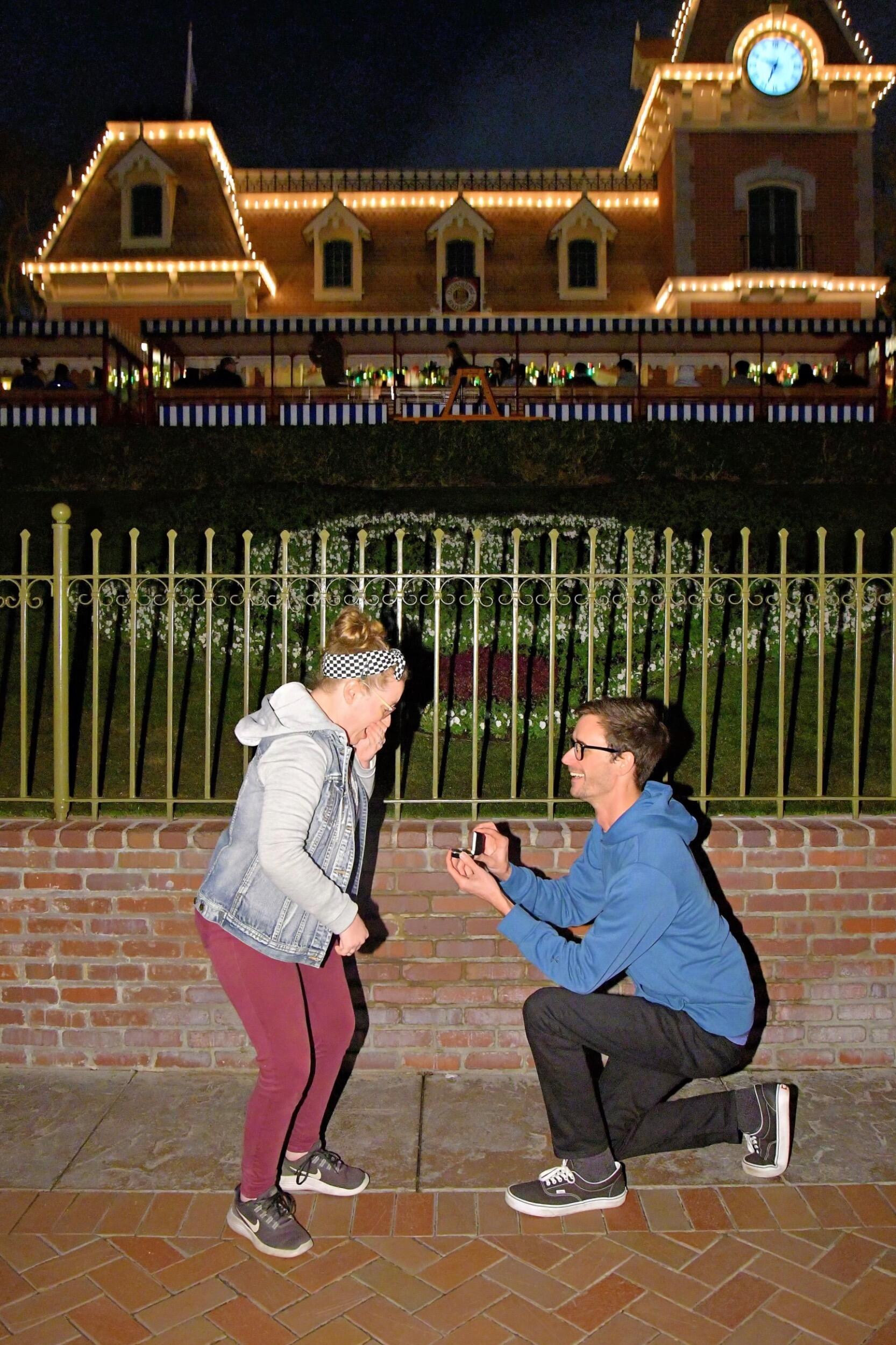 After 9.5 years together, he FINALLY asked. 