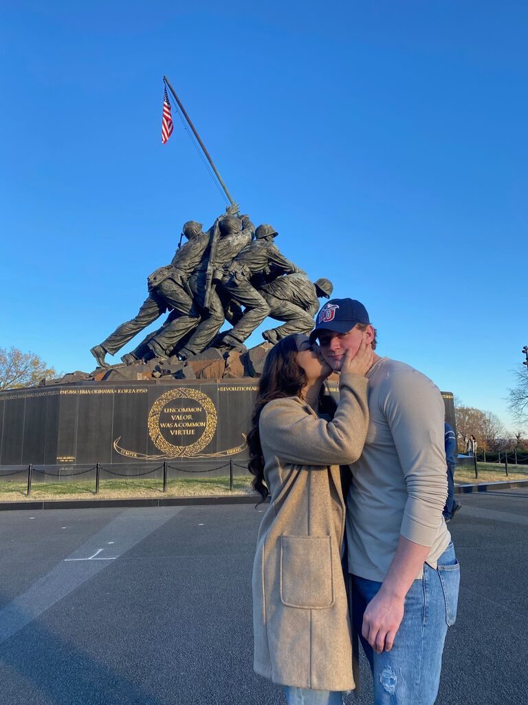 Visiting monuments in D.C.