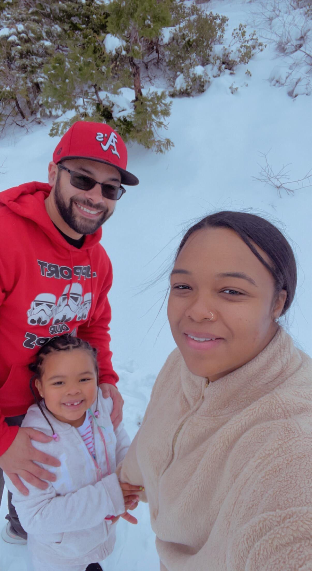 1st Family Trip to Reno and snow fight!