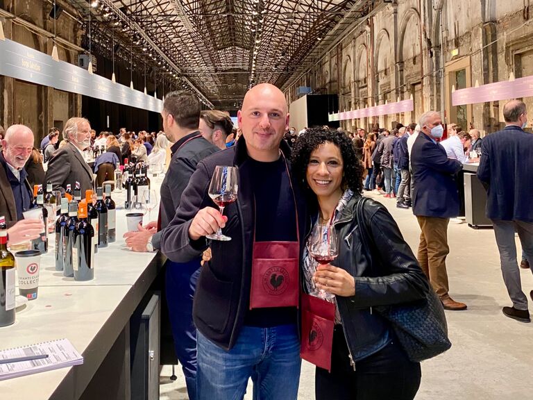 Chianti Classico new vintage release event in Florence. ~ Στην έκθεση κρασιού Chianti Classico στην Φλωρεντία.
