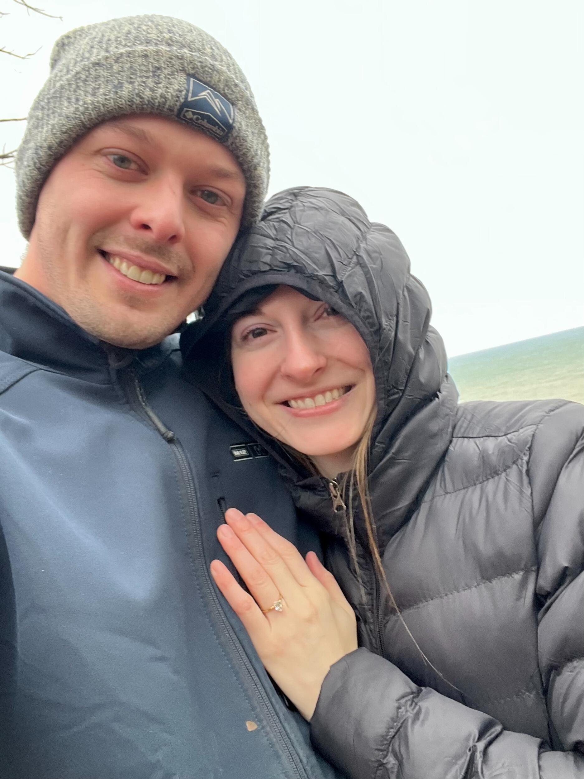Got engaged at Lion's Den Gorge Nature Preserve