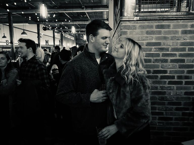 Our first picture together on Jake's Birthday / NYE!