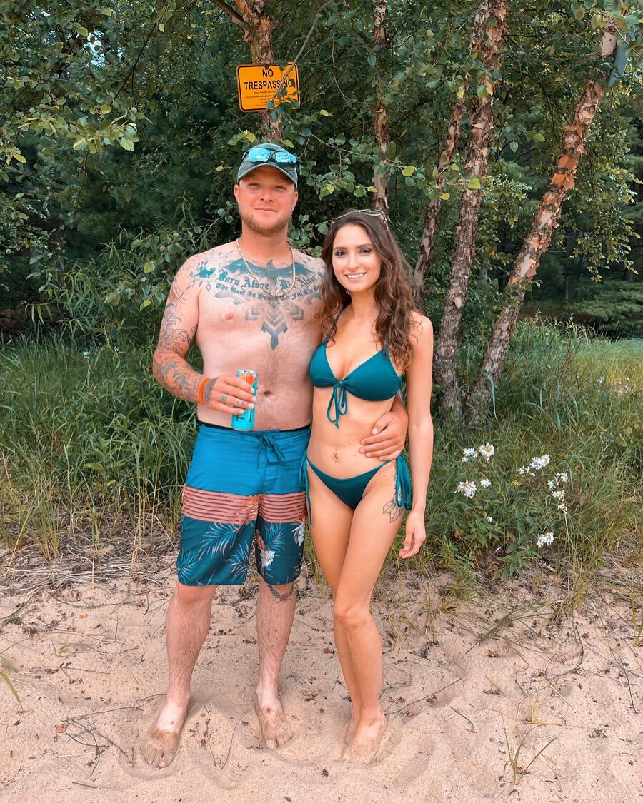 Lukas's first time camping with Katie's family.