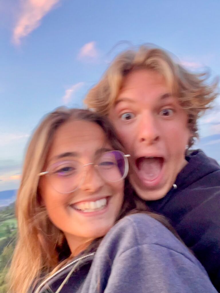 Sweet reunion after 2 months of long distance. Our faces say it all!
