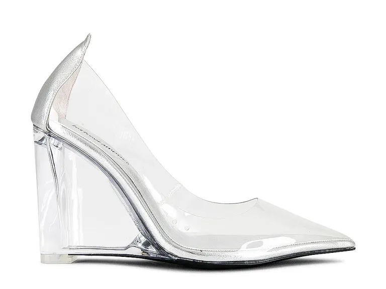 Glass slipper wedding online shoes