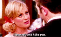 Parks and Recreation Ben and Leslie gif