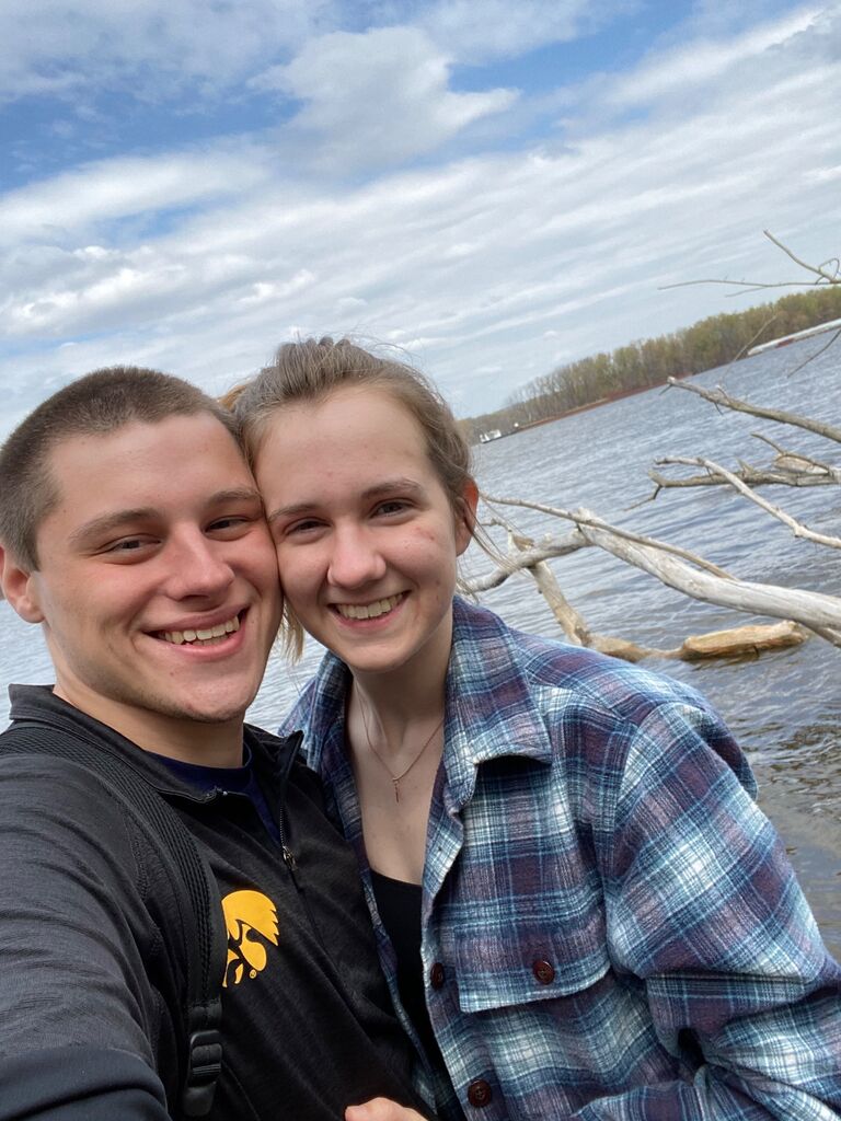 Our first date... the Mississippi River! Pike's Peak State Park in north east Iowa.