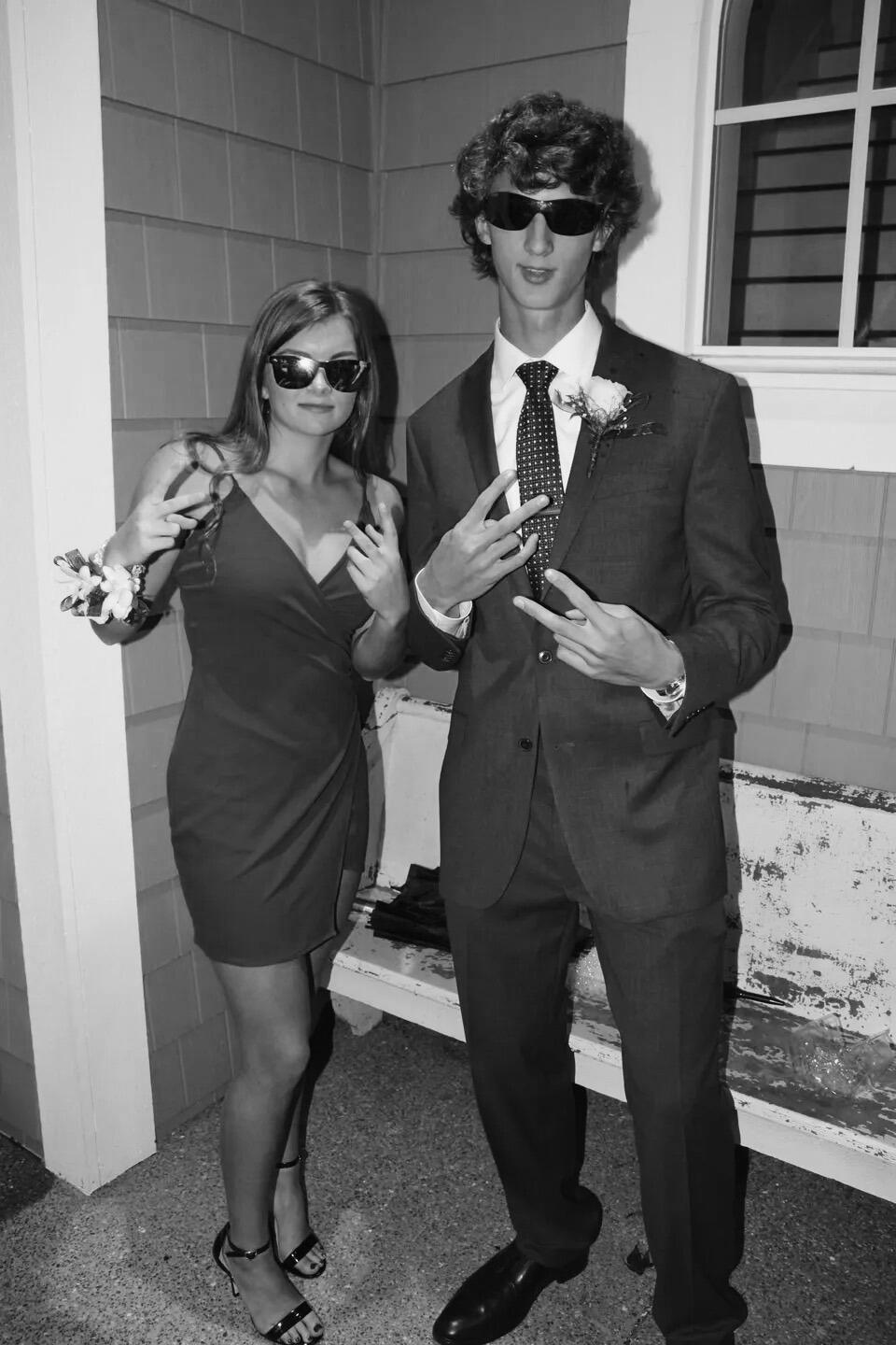Our first high-school dance together, Homecoming senior year!