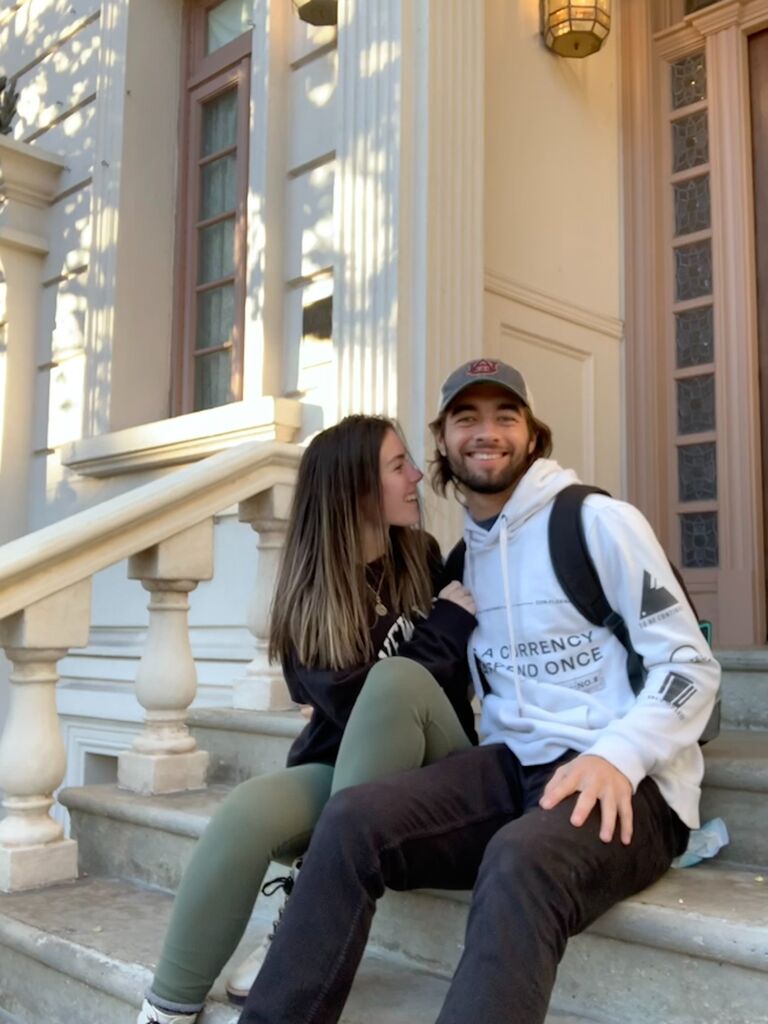 Roughly a year later and Emma and Andrew began dreaming of a future, and that future was in Chicago. They bought Universal passes which they used frequently, and many of their Universal trips included time sat on the stairs of the "Chicago" section of the park, talking about what their future could look like.