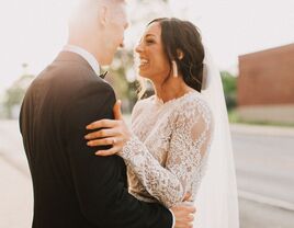 Indiana wedding couple 