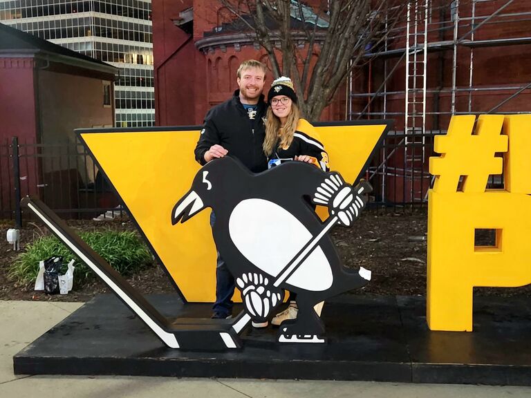 Out first official Penguins Hockey game together! (Penguins vs. Capitals)