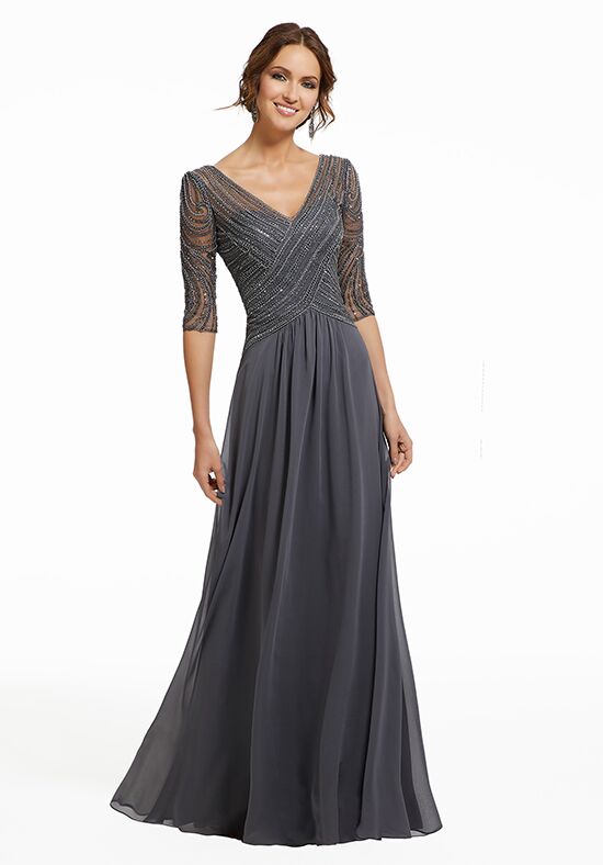 grey mother of the bride gowns