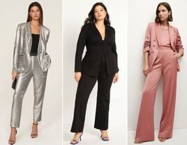 Three wedding guest pantsuits