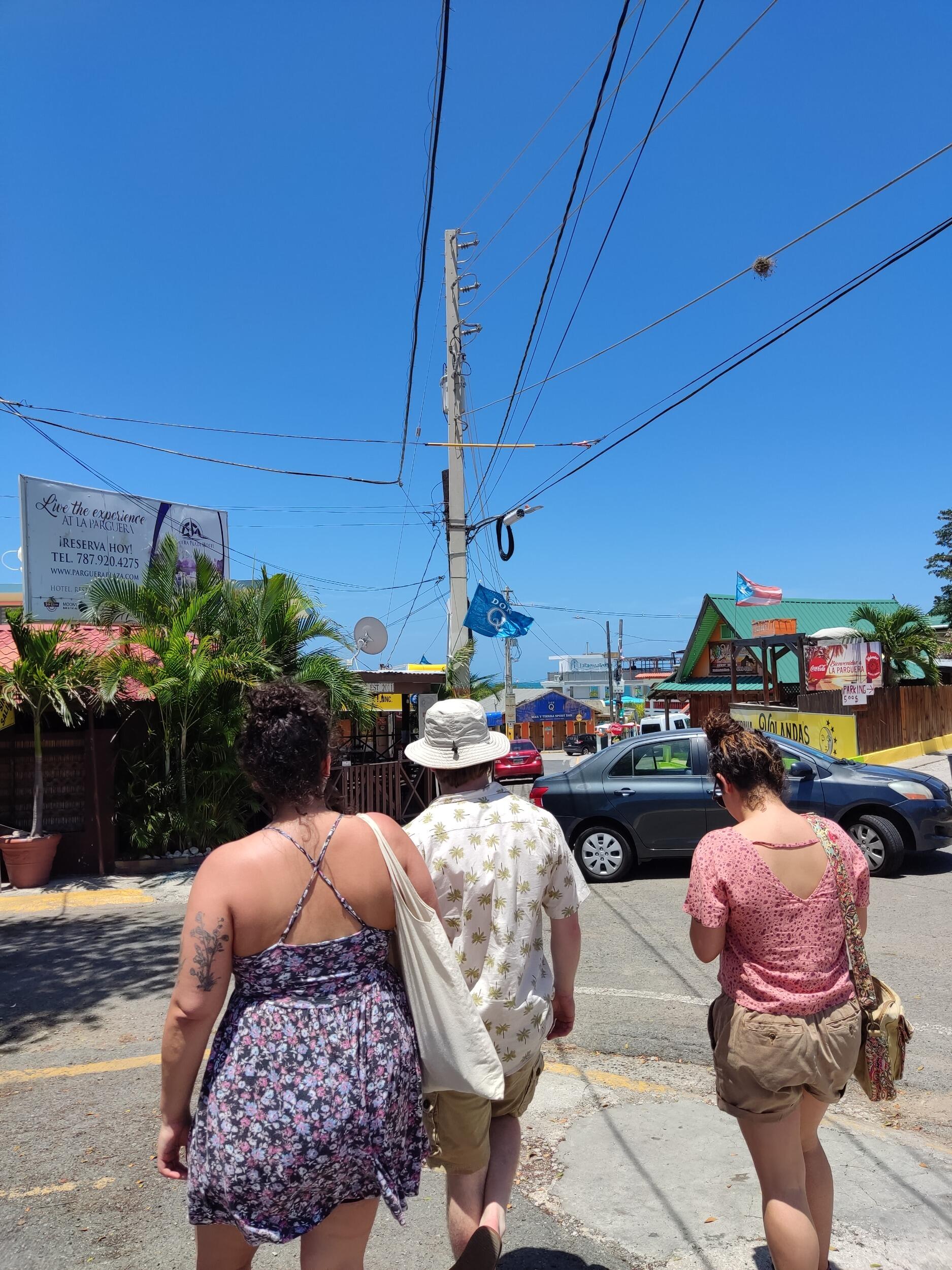 A few days away on the south coast of Puerto Rico with Paola and Nolan. Scouting out breakfast after a snorkeling trip.