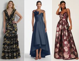 Three mother-of-the-groom dresses for weddings