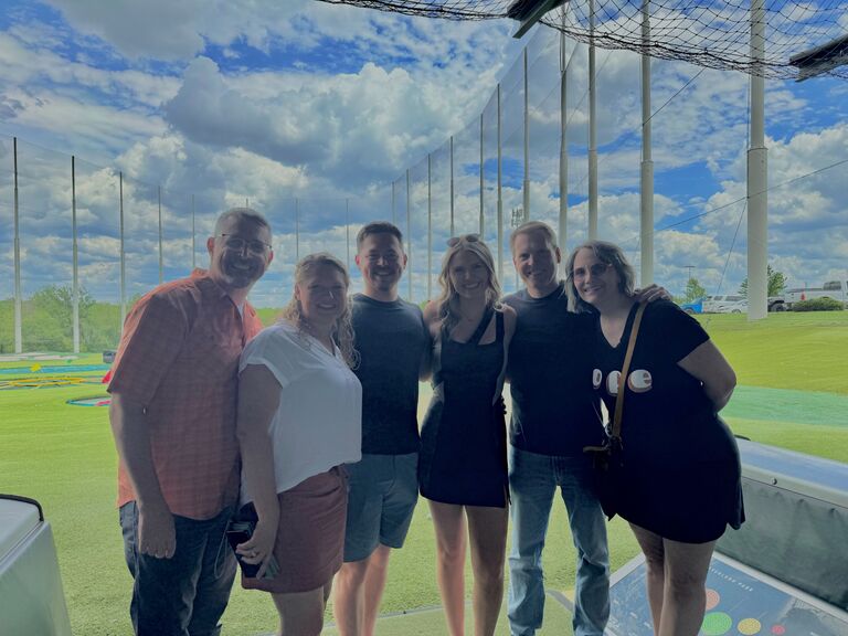 It was a long time coming, but we were able to get the parents to meet over a fun afternoon at Top Golf! Between bites, and swings, we had a great time!