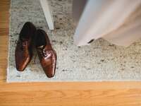 Brown shoes for wedding