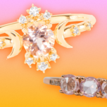 Two fantasy engagement rings