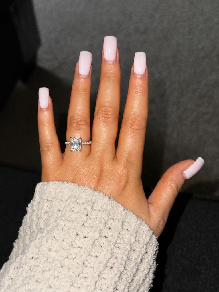 On Madi's 25th birthday, we got ENGAGED! 