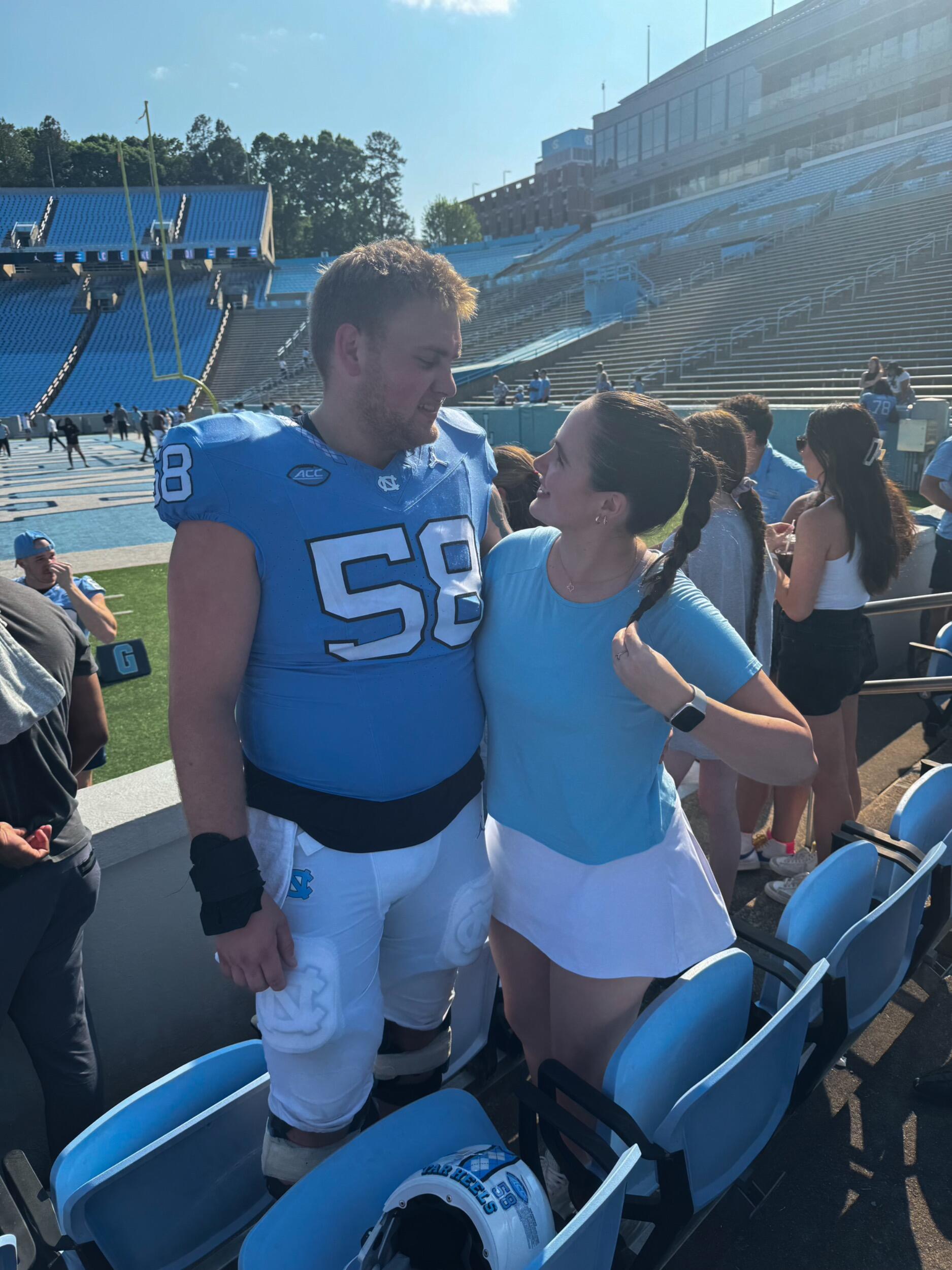 First UNC spring game!