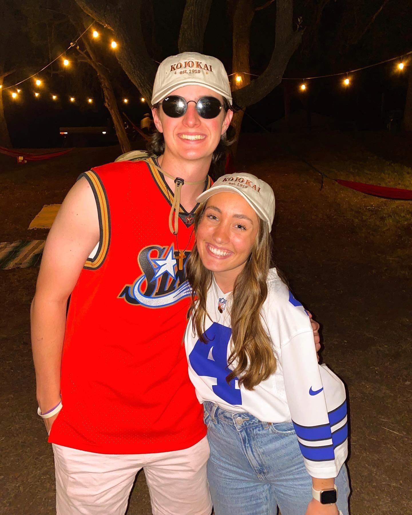 Tyler and Alli's very first picture together at Kojie grub (Alli's sorority at ACU)!