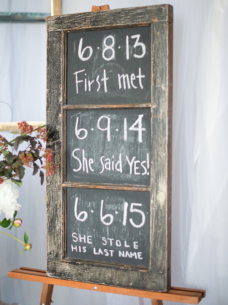 21 Pretty DIY Wedding Signs